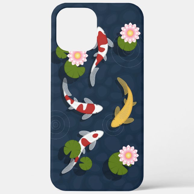 Funda De Case-Mate Para iPhone Pond Koi Fish (Reverso )