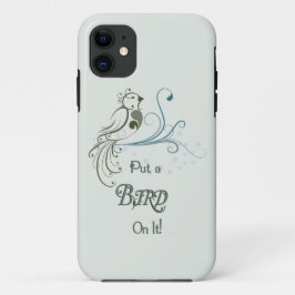 Funda Para iPhone 11 Ponga un pájaro en él