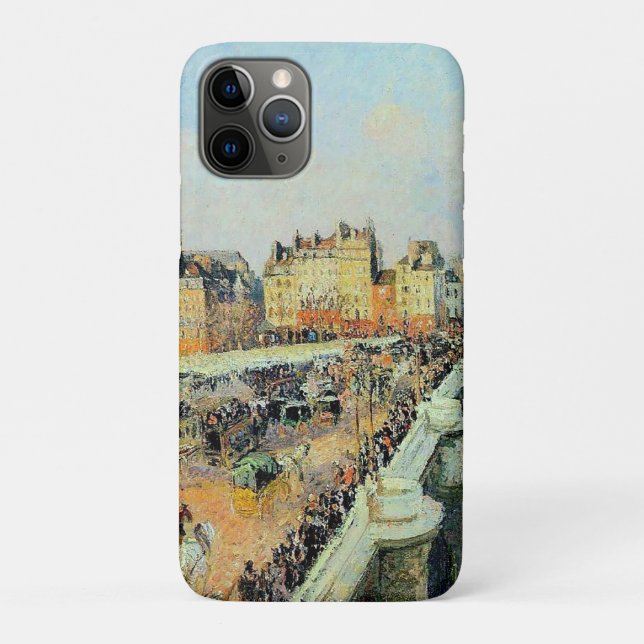 Funda De Case-Mate Para iPhone Pont Neuf, Tarde, Sunlight Camille Pissarro (Reverso)