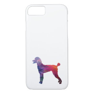 Funda Para iPhone 8/7 Poodle Geo Silhouette Purple