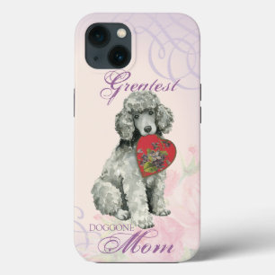 Funda Para iPhone 13 Poodle Heart Mom