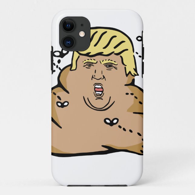 Funda De Case-Mate Para iPhone poop donald trump (Reverso)