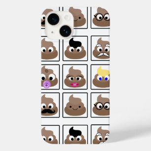 Funda Para iPhone 14 De Case-Mate Poop Many Faces