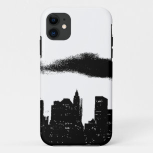 Funda Para iPhone 11 Pop Art Black White NYC Nueva York