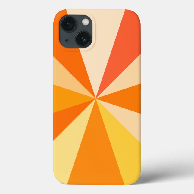 Funda De Case-Mate Para iPhone Pop Art Modern 60 Rayos Geométricos divertidos en  (Reverso)