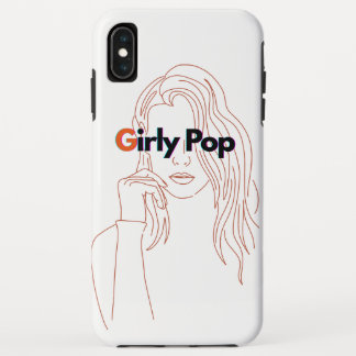 Funda Para iPhone XS Max Pop femenino - Naranja/Marrón