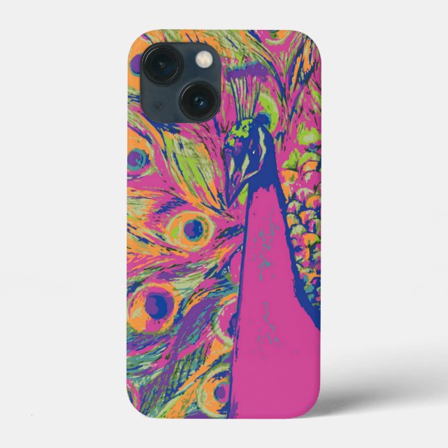 Funda De Case-Mate Para iPhone Pop Peacock (Reverso )