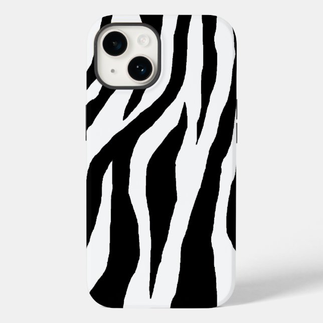 Funda De Case-Mate Para iPhone Pop Zebra (Reverso )