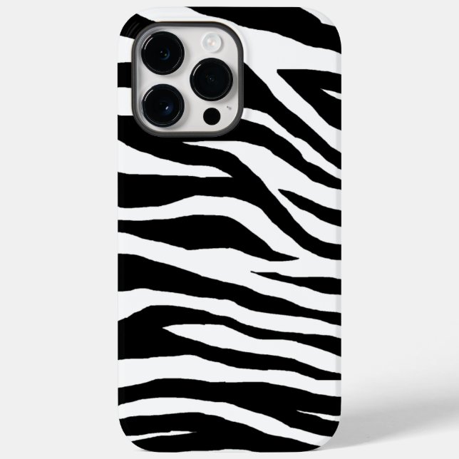 Funda De Case-Mate Para iPhone Pop Zebra (Reverso )