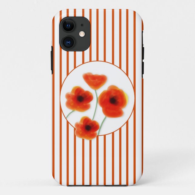 Funda De Case-Mate Para iPhone Poppies (Reverso)