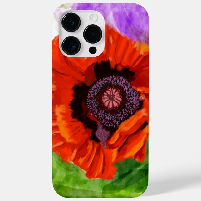 Funda De Case-Mate Para iPhone Poppy (Reverso)