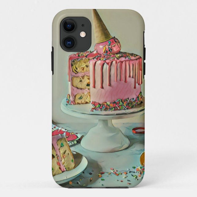 Funda De Case-Mate Para iPhone Popsicina de helado retro (Reverso)