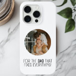 Funda Para iPhone 15 Pro "Por el papá que arregla todo<br><div class="desc">Proteja el teléfono de papá al estilo con nuestro funda de iPhone 15 Pro "Para el papá que arregla todo". Este funda elegante y duradero presenta una frase sincera que celebra el rol de papá como el hombre de mano de la familia. Diseñado para ofrecer una protección superior mientras muestra...</div>