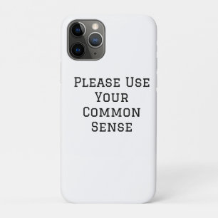 Funda Para iPhone 11 Pro Por favor use su sentido común