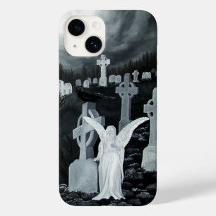 Funda Para iPhone 14 De Case-Mate Por la noche en el cementerio - Ángel