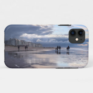 Funda Para iPhone 11 Por la noche Sky Wenduine Beach, Bélgica