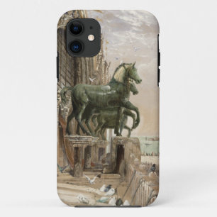 Funda Para iPhone 11 Porción superior de la fachada de la iglesia de S