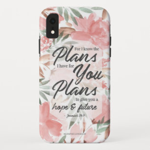 Funda Para iPhone XR Porque yo sé los planes que tengo para ustedes Jer