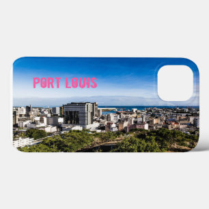 Funda Para iPhone 13 Port Louis Skyline Capital de Mauricio