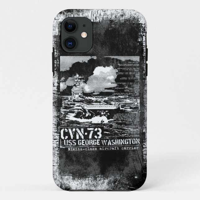 Funda De Case-Mate Para iPhone Portaaviones George Washington (Reverso)