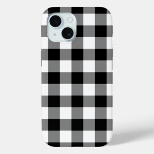 Funda Para iPhone 15 Portada de búfalo negro y blanco para iPhone X