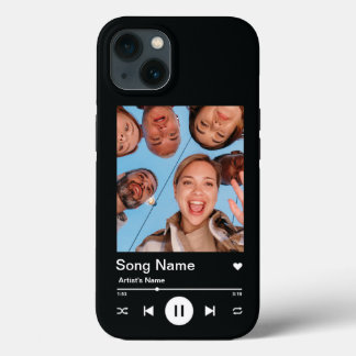 Funda Para iPhone 13 Portada de la canción del jugador de música person