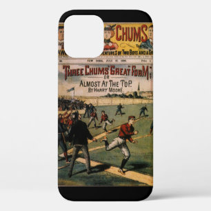 Funda Para iPhone 12 Portada de la revista Vintage Sports Baseball Thre