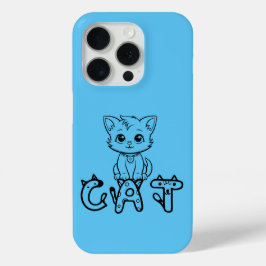 Funda Para iPhone 15 Pro Portada de "Momentos silenciosos con mi gato"