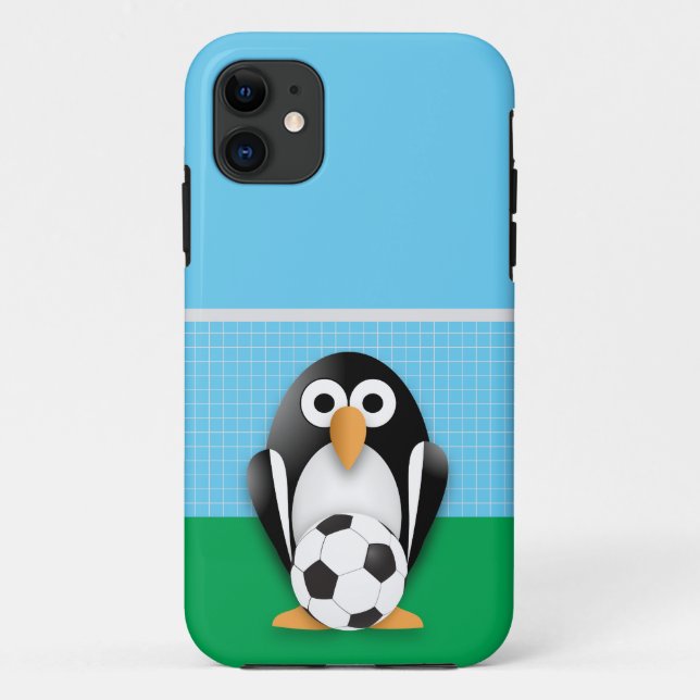 Funda De Case-Mate Para iPhone Portero pingüino (Reverso)