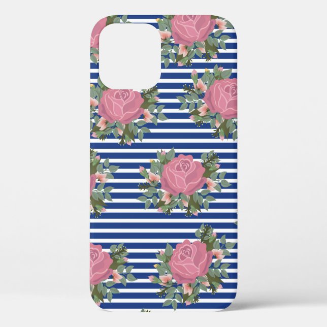 Funda De Case-Mate Para iPhone Posada Rosa tradicional (Reverso )