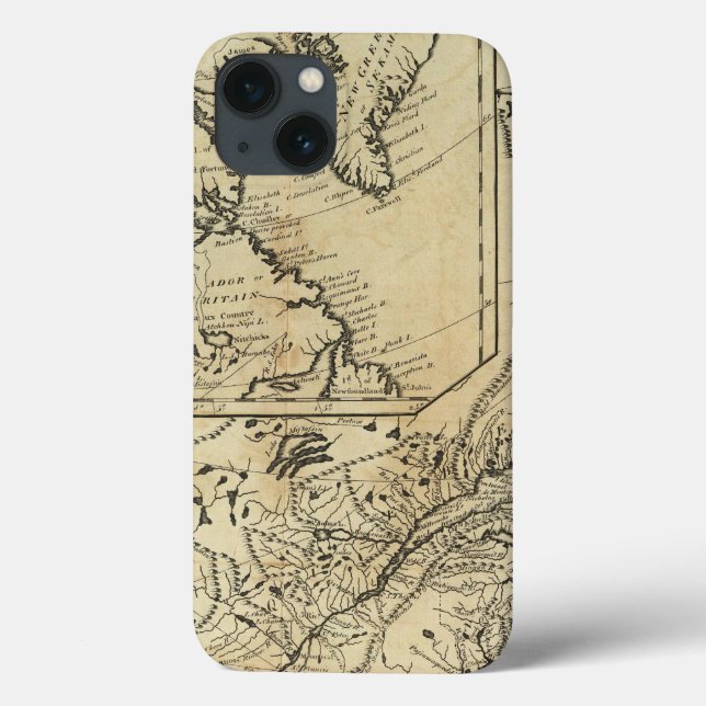 Funda De Case-Mate Para iPhone Posesiones británicas en América del Norte 2 (Reverso)
