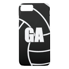Funda Para iPhone 8/7 Posición de Netball GA, ataque de gol