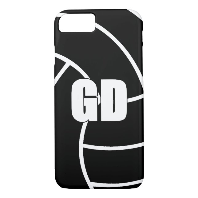 Funda De Case-Mate Para iPhone Posición de Netball GD, Defensa de gol (Reverso)