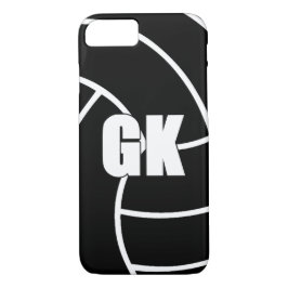 Funda Para iPhone 8/7 Posición de Netball GK, guardián de objetivos