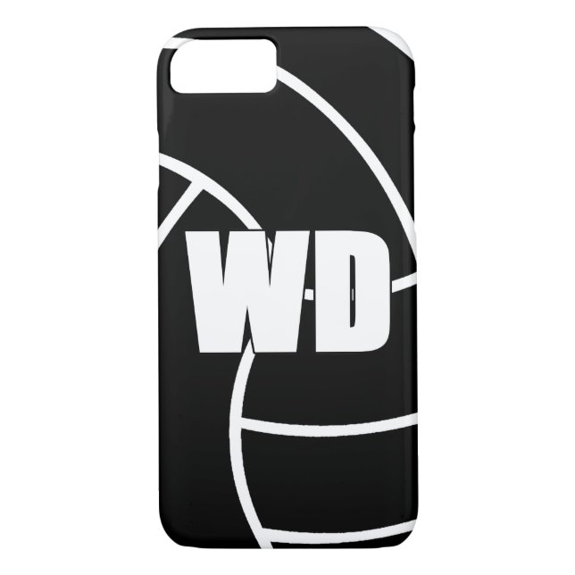 Funda De Case-Mate Para iPhone Posición de Netball WD, defensa Wing (Reverso)