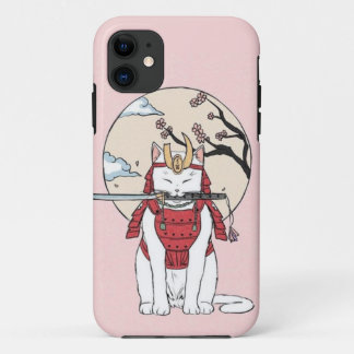 Funda Para iPhone 11 Poster de gatos Sakura Samurai