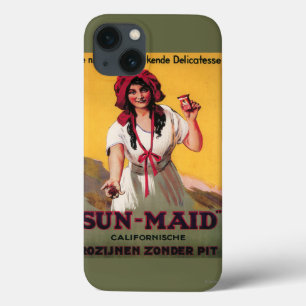 Funda Para iPhone 13 Poster de la pasa de California de la Sun-Criada
