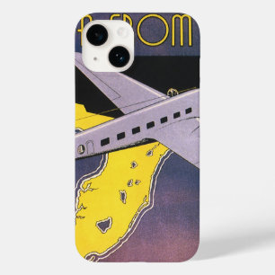 Funda Para iPhone 14 De Case-Mate Póster de viaje antiguo, Florida desde el aire Avi