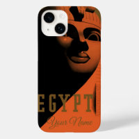 Póster de viaje vintage con esfinge, Egipto, Áfric