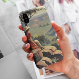 Funda Para iPhone 11 Pro Poster de Viajes Vintage Cañón Australia
