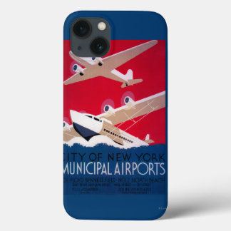 title_seo2 Poster municipal del vintage del aeropuerto de New