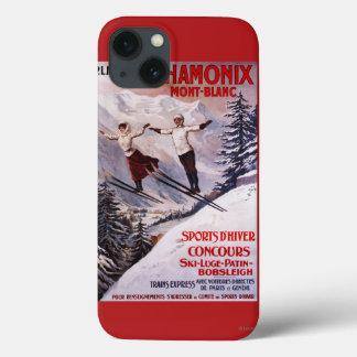 Funda Para iPhone 13 Poster promocional de esquí
