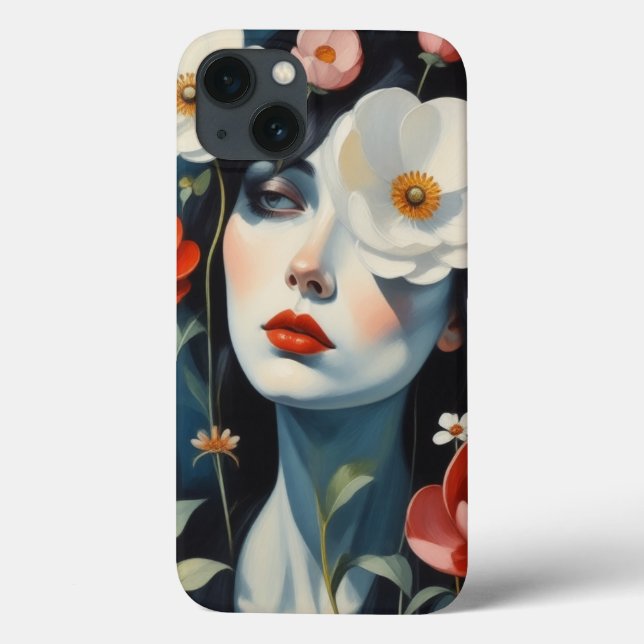 Funda De Case-Mate Para iPhone Potencia de flor (Reverso)