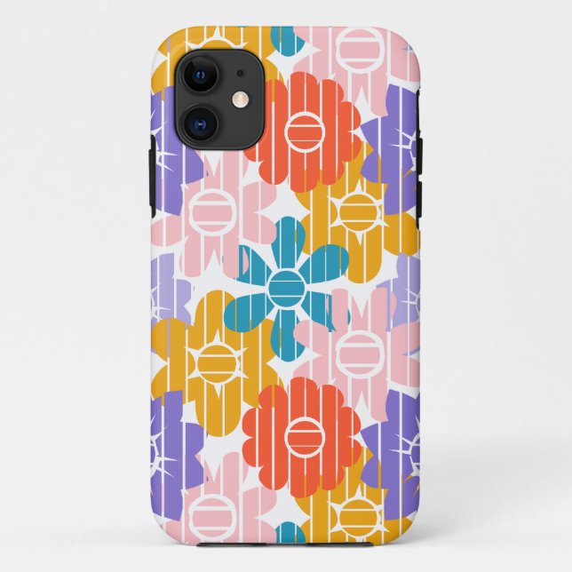 Funda De Case-Mate Para iPhone Potencia de flor (Reverso)
