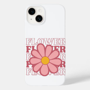 Funda Para iPhone 14 De Case-Mate Potencia de las flores retro - Daisía rosa vintage