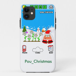 Funda Para iPhone 11 Pou_Christmas