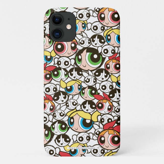 Funda De Case-Mate Para iPhone Powerpuff Girls Face Pattern (Reverso)