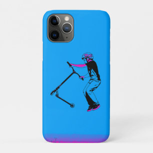 Funda Para iPhone 11 Pro Practicando trucos de scooter - Jinete de scooter