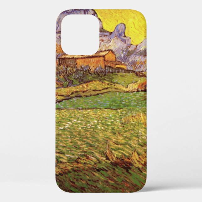 Funda De Case-Mate Para iPhone Prado en las montañas de Vincent van Gogh (Reverso )