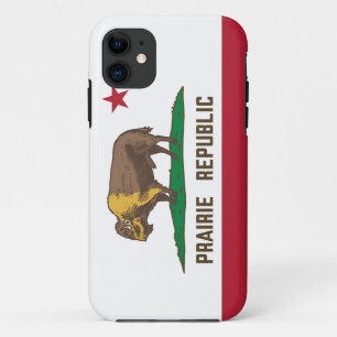 Funda Para iPhone 11 Prairie Republic Bison Flag Great Plains